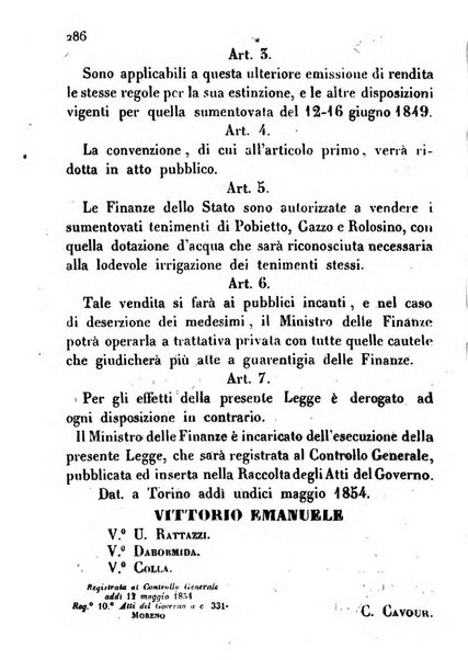 Raccolta degli atti del Governo di Sua Maestà il re di Sardegna